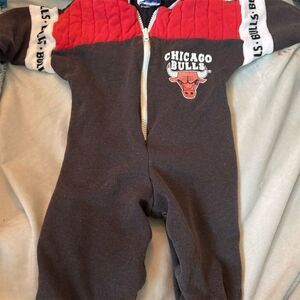 Vintage Chicago Bulls Infant Jumpsuit 18 Months Red Unisex